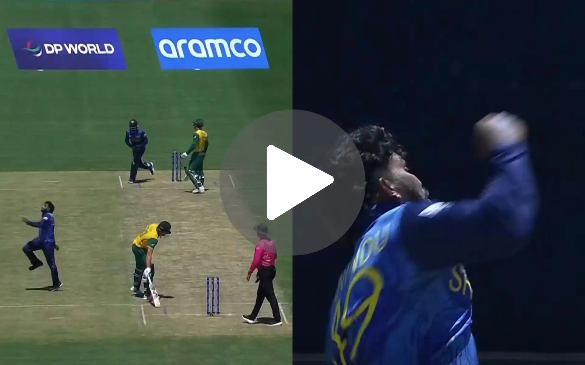 [Watch] 'Roaring' Hasaranga Throws Punch In Air After Making De Kock His Bunny